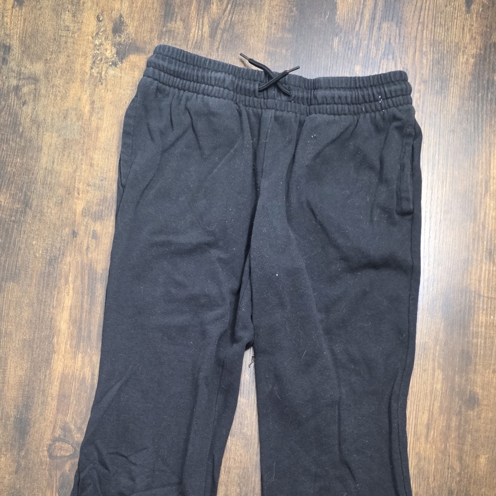 Athletic Works Black Sweatpants Comfortable Joggers (BOYS Lg/Jr Girl XS)